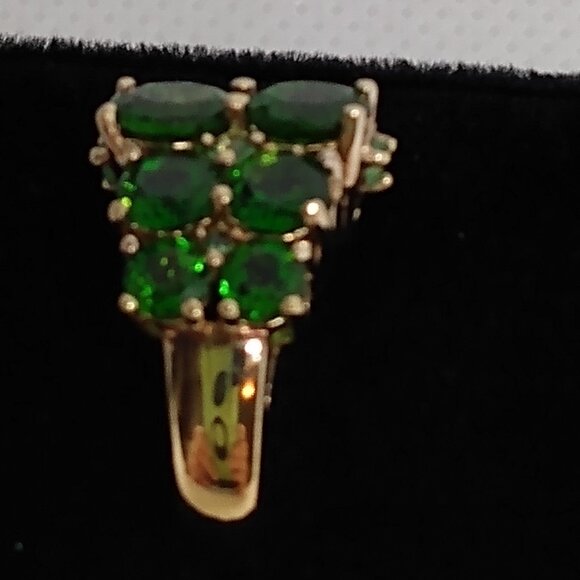 Natural Russian chrome diopside ring size 6 - Picture 5 of 7